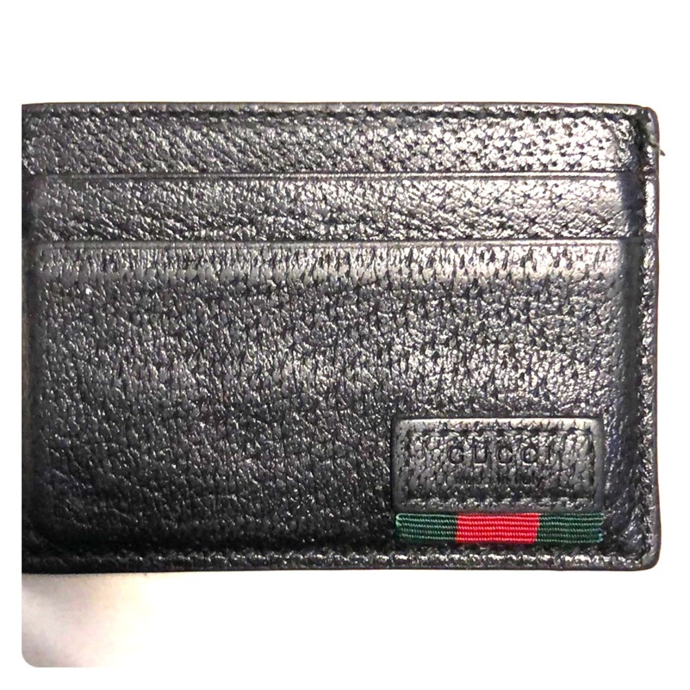 Gucci card holder with money clip